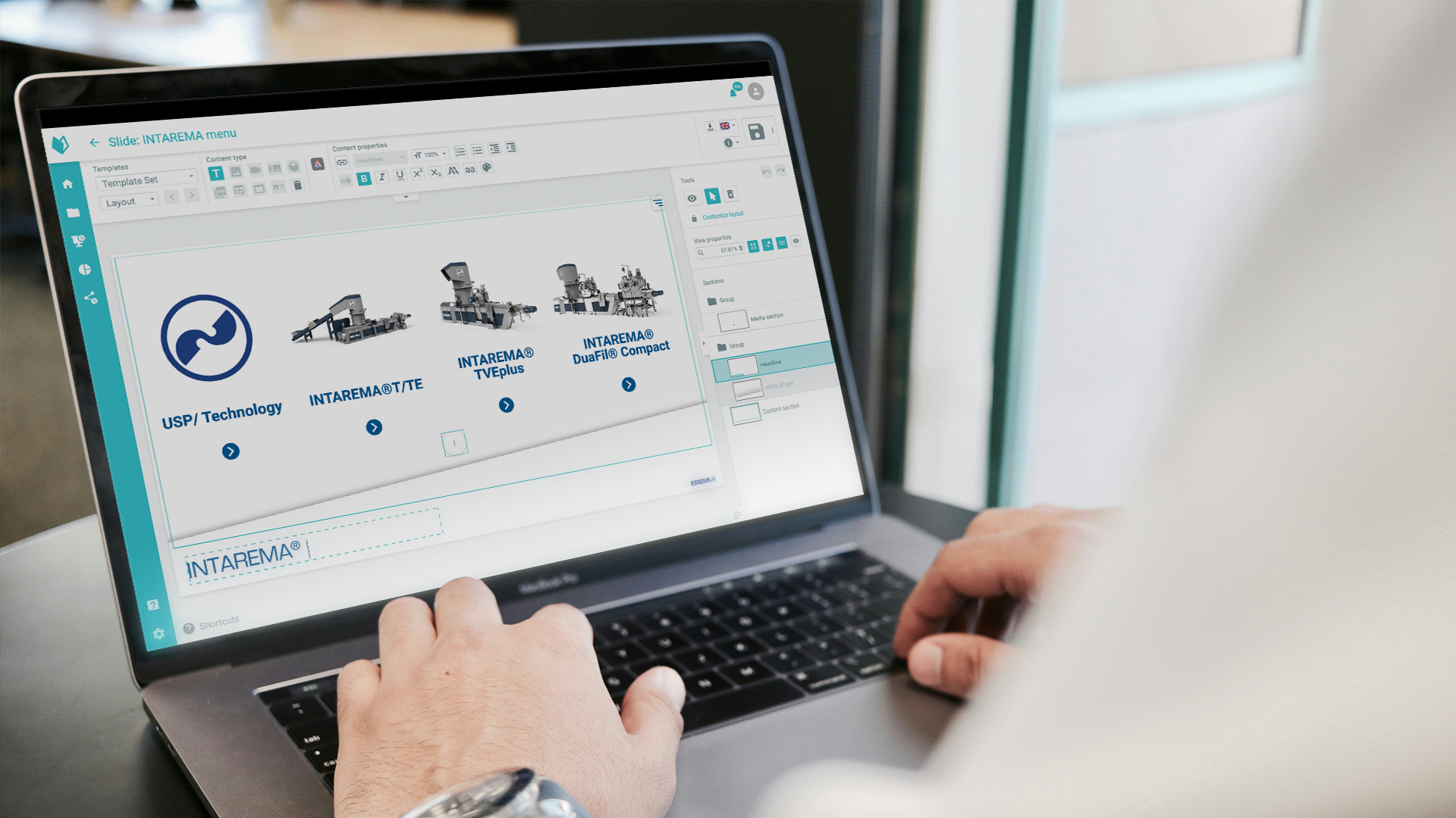 Erstellung eines Messeauftrittes mit presono