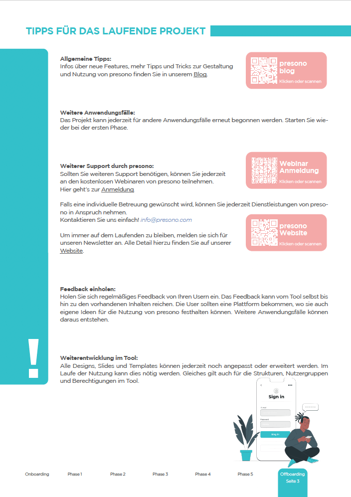 Project management for the successful introduction of presentation software - Offboarding Project management for the successful introduction of presentation software - Offboarding