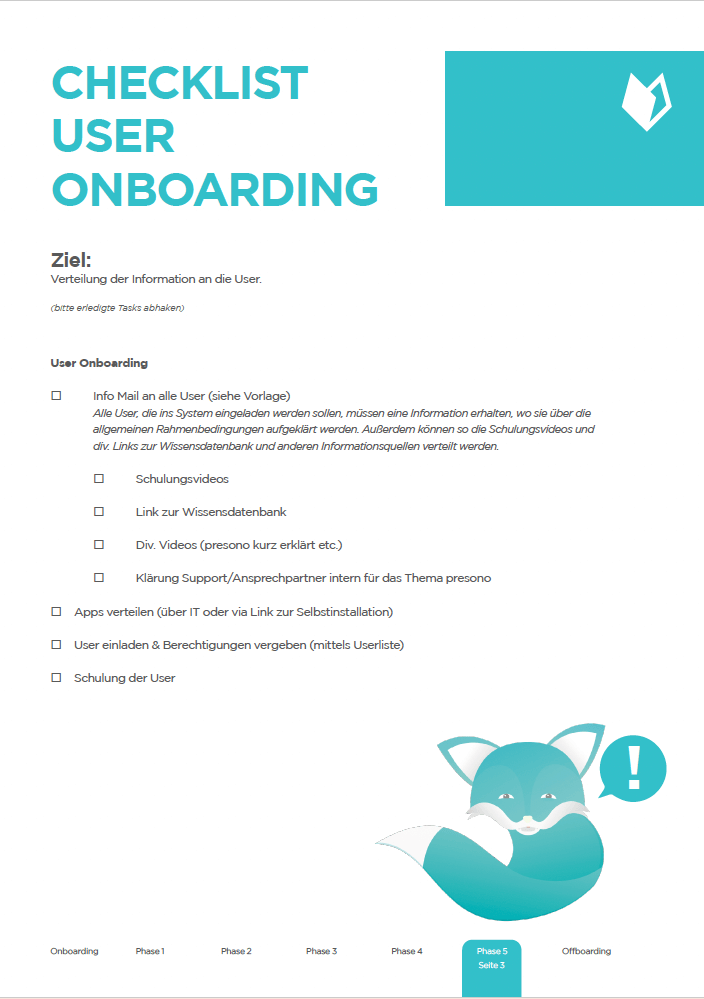 Project management for the successful introduction of presentation software - Phase 5 Project management for the successful introduction of presentation software - Phase 5